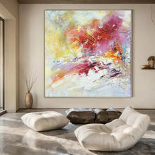 Load image into Gallery viewer, Vibrant Modern Abstract Art for Bohemian Living Room & Artsy Coffee Shop LargeART0929