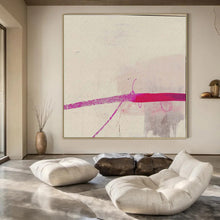 Load image into Gallery viewer, Subtle Pink Stroke Acrylic Art, Perfect for Bedroom & Reading Nook LargeART1045