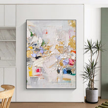 Load image into Gallery viewer, “Colorful Palette Knife Abstract” Abstract Painting on Canvas, Eclectic Home Art DKH1027