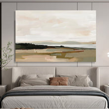 Load image into Gallery viewer, Soft - Toned Landscape Abstract Painting for Bohemian Bedroom & Cozy Café DKH242