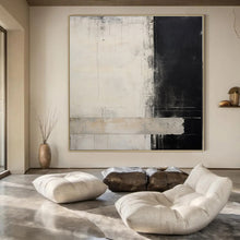 Load image into Gallery viewer, Grand Hand - painted Monochrome Textured Contrast Acrylic Art for Art - Centric Hallways LargeART0220