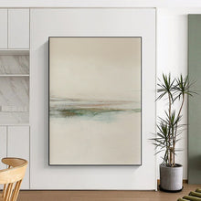 Load image into Gallery viewer, Minimalist Earth Layers – Abstract Landscape Oil with Delicate Strokes DTP226