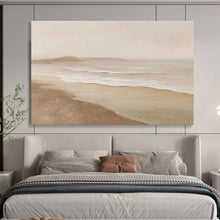 Load image into Gallery viewer, Minimalist Coastal Serenity Abstract Painting DKH526