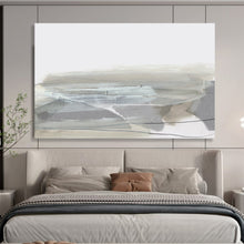 Load image into Gallery viewer, Minimalist Gray Abstract Landscape Abstract acrylic painting DLZ130