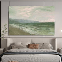 Load image into Gallery viewer, Soft Toned Seaside Landscape - Tranquil Living Room or Bedroom Art LargeART1522