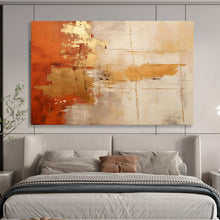 Load image into Gallery viewer, Warm Tones Abstract - Cozy Living Room Art LargeART1571