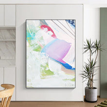 Load image into Gallery viewer, “Colorful Abstract with Soft Pastel Hues” – Cheerful Abstract Evoking Joy and Lightness DTP149