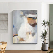 Load image into Gallery viewer, “Softly Blended Tones” Abstract Minimalist Painting on Canvas, Calming Wall Decor DKH956