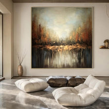 Load image into Gallery viewer, Autumn Forest Reflection Acrylic Art, Ideal for Living Room & Bedroom LargeART1034