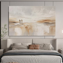 Load image into Gallery viewer, Minimalist Beach Walk Abstract acrylic painting DLZ080