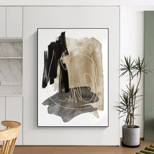 Load image into Gallery viewer, Enormous Earth - Toned Abstract Composition Acrylic for Bohemian Living Room & Rustic Café LargeART0337