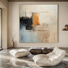 Load image into Gallery viewer, Multitone Abstract with Black Shapes, Suited for Contemporary Office & Art - Lovers’ Hallway LargeART1336