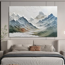 Load image into Gallery viewer, Textured Colorful Mountain Abstract Painting On Canvas DKH453
