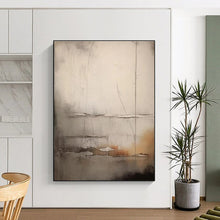 Load image into Gallery viewer, Gray - Toned Minimalist Abstract Art – Great for Industrial - Chic Office & Zen Meditation Space LargeART0709
