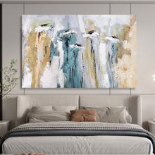 Load image into Gallery viewer, Abstract Floral Impressions Acrylic painting DLZ155
