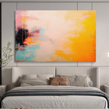 Load image into Gallery viewer, Hand - painted Soft Color Gradient Abstract Acrylic Art for Serene Bedroom Sanctuaries LargeART1681