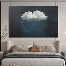 Load image into Gallery viewer, Simple Cloud Abstract - Serene Living Room or Bedroom Art LargeART1524