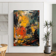 Load image into Gallery viewer, Grand Hand - painted Dynamic Color Abstract Chaos Acrylic Art for Art - Loving Game Rooms LargeART0240