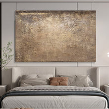 Load image into Gallery viewer, Earth - Toned Textured Abstract Painting on Canvas - “Time - Worn Stories” DKH602