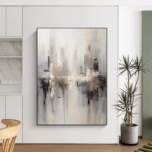 Load image into Gallery viewer, “Muted Cityscape Abstraction” – Subtle Urban Abstract with Soft Reflections DTP122