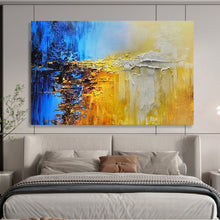 Load image into Gallery viewer, Colorful Abstract Landscape Large - scale acrylic painting DLZ179