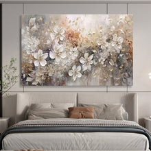 Load image into Gallery viewer, Textured Floral Abstract Painting for Elegant Living Room & Luxury Bridal Suite DKH259