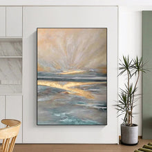 Load image into Gallery viewer, Ethereal Coastal Sunrise – Soft Oil Landscape DTP264