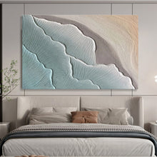 Load image into Gallery viewer, Textured Abstract Painting on Canvas: Layered Wave - Like Abstraction DKH579