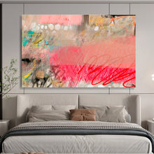 Load image into Gallery viewer, Dreamy Abstract Painting with Blush Tones for Bridal Suite & Poetry Corner DKH206
