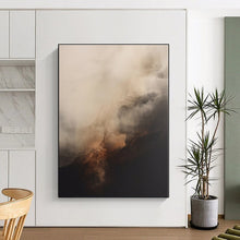 Load image into Gallery viewer, Oversized Misty Abstract Landscape Art for Living Room & Artistic Bedroom LargeART0521