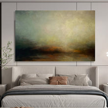 Load image into Gallery viewer, Softly Colored Abstract Landscape Painting on Canvas - “Misty Morning” DKH773