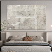 Load image into Gallery viewer, Textured Neutral Abstract Painting for Minimalist Office & Calm Waiting Room DKH234