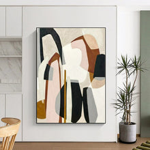 Load image into Gallery viewer, Colorful Geometric Shapes Collage Acrylic Art - Great for Creative Kids’ Room & Modern Art Gallery LargeART0670