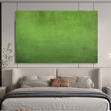 Load image into Gallery viewer, Hand - painted Large - scale Rich Green Textured Acrylic Art for Nature - Inspired Home Offices LargeART1792