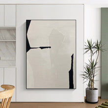 Load image into Gallery viewer, Geometric Abstract Art, Monochromatic Minimalist Painting for Modern Living Room & Contemporary Office LargeART2248