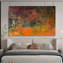 Load image into Gallery viewer, Colorful Blended Abstract Painting On Canvas DKH370