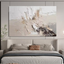 Load image into Gallery viewer, Textured Neutral Abstract Painting on Canvas - “Subtle Dynamics” DKH618