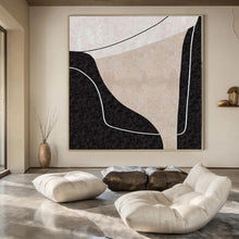 Load image into Gallery viewer, Abstract Shape Collage 2 Canvas Painting, Perfect for Contemporary Bedroom & Art Gallery LargeART1163