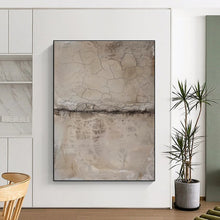 Load image into Gallery viewer, Cracked Earth Texture Art - Ideal for Eco - conscious Office & Rustic Art Gallery LargeART0703