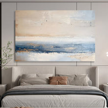 Load image into Gallery viewer, Hand - painted Neutral Tones Abstract Landscape Acrylic Art for Calming Bedroom Retreats LargeART1730