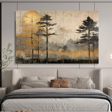 Load image into Gallery viewer, Golden Forest Landscape - Cozy Living Room Art LargeART1575