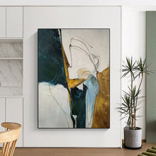 Load image into Gallery viewer, Abstract Painting, Earthy - Toned Abstract - For Kitchen & Breakfast Nook LargeART2338