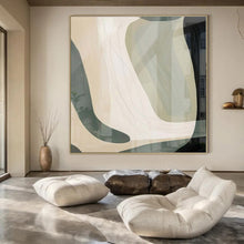 Load image into Gallery viewer, Flowing - Shaped Abstract Acrylic Art, Suited for Contemporary Dance Studio & Artistic Living Space LargeART1061