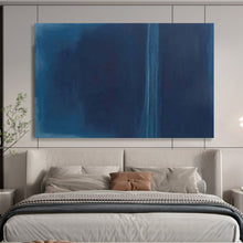 Load image into Gallery viewer, Deep Blue Minimalist - Serene Living Room Art LargeART1495