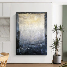 Load image into Gallery viewer, “Textured Grey and Beige Abstract” - Minimalist Abstract Art on Canvas DKH1577