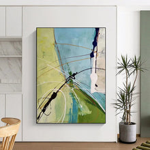Load image into Gallery viewer, Dynamic Line Abstract Art, Perfect for Contemporary Gallery & Edgy Lounge LargeART2307