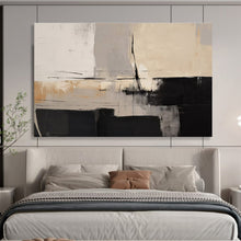 Load image into Gallery viewer, Monochromatic Geometric Abstract Painting for Modern Office & Art Gallery DKH241
