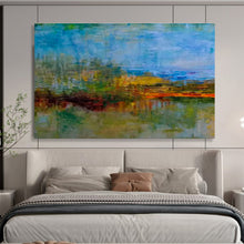 Load image into Gallery viewer, Colorful Abstract Landscape Painting On Canvas DKH390