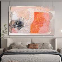 Load image into Gallery viewer, Pastel - Toned Abstract Line Art for Bohemian Living Room & Creative Studio DKH052