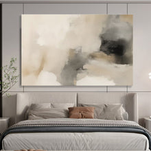 Load image into Gallery viewer, Warm - Toned Abstract Painting for Mid - Century Home & Cozy Library DKH239
